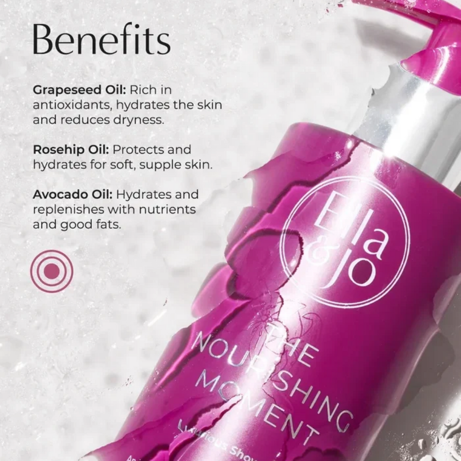Ella & Jo The Nourishing Moment - Luxurious Shower Oil- Lillys Pharmacy and Health Store