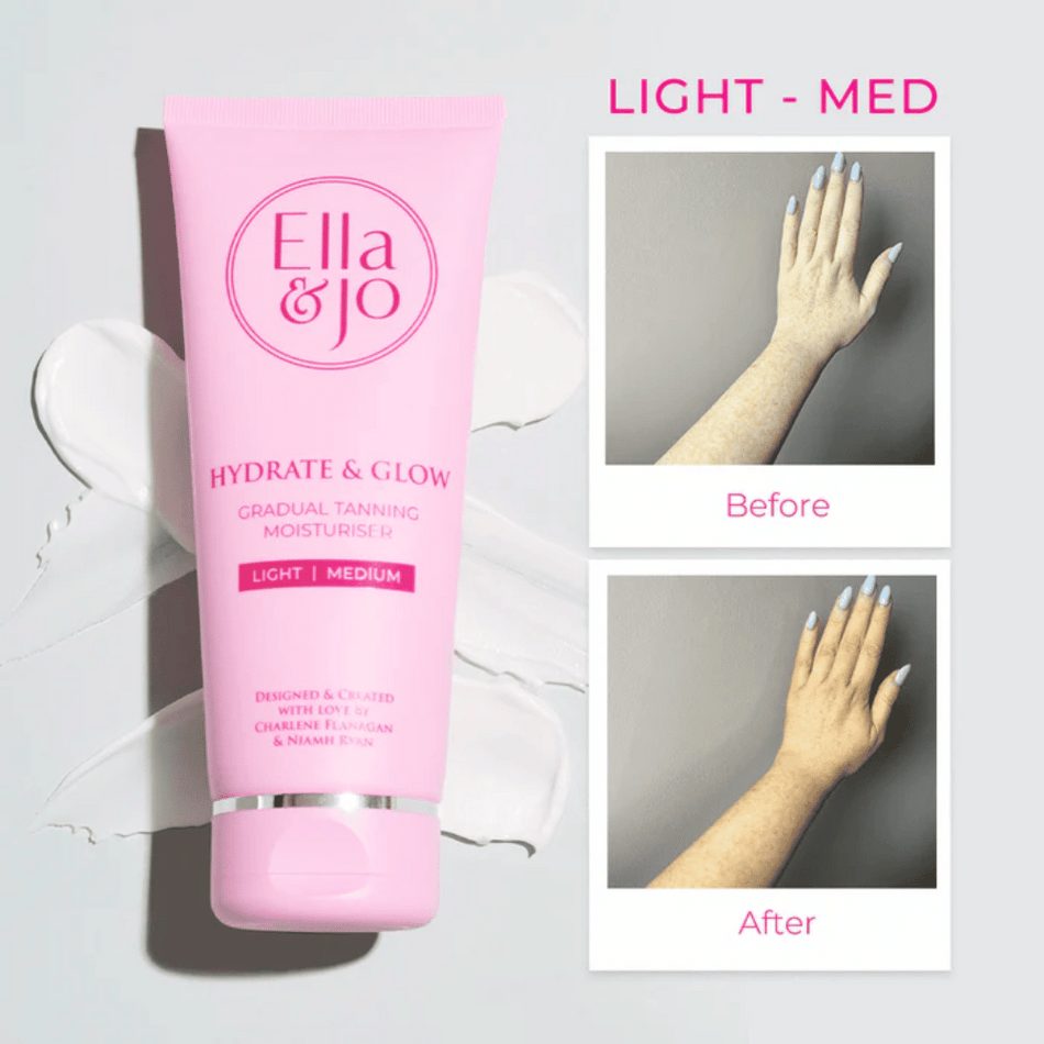 Ella & Joe - Hydrate & Glow Gradual Moisturiser / Light-Medium- Lillys Pharmacy and Health Store