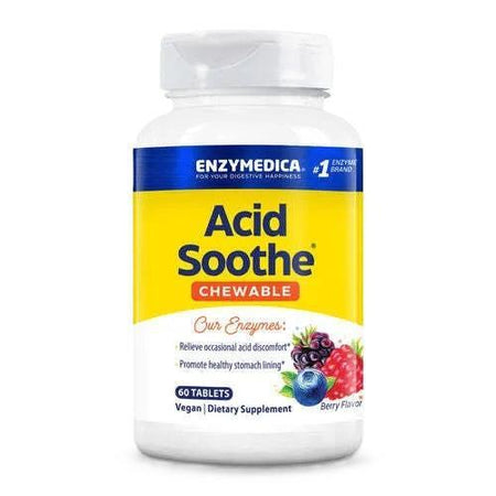 Enzymedica Acid Soothe Chewable, Berry - 60 tablets - Lilly’s Pharmacy & Health Store