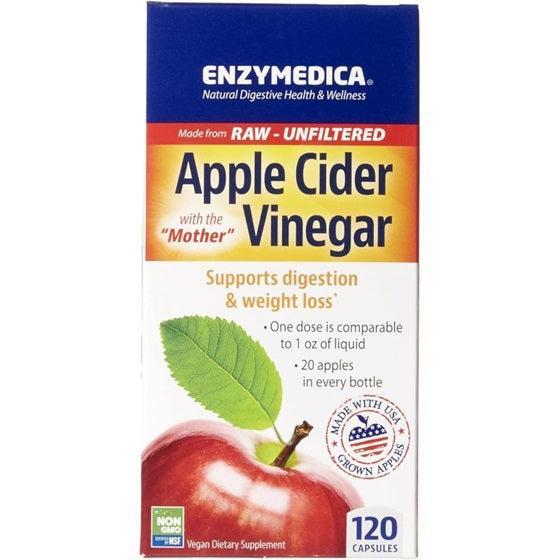 Enzymedica Apple Cider Vinegar - 120 caps - Lilly’s Pharmacy & Health Store