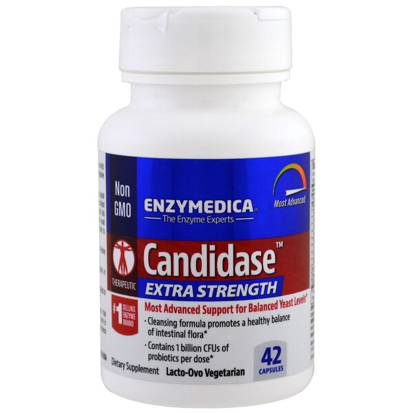 Enzymedica Candidase Extra Strength - 42 Caps - Lilly's Pharmacy