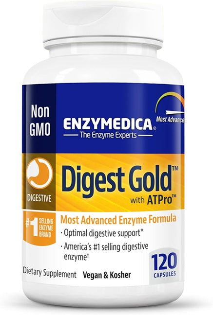 Enzymedica Digest Gold with ATPro - 120 Caps - Lilly's Pharmacy
