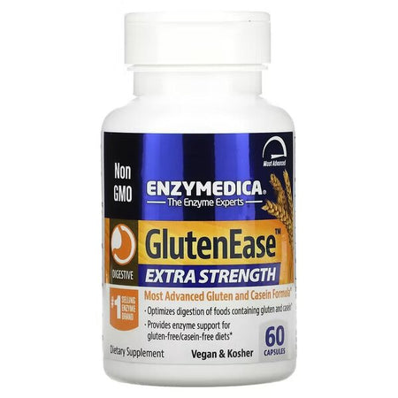 Enzymedica GlutenEase Extra Strength - 60 Caps - Lilly's Pharmacy