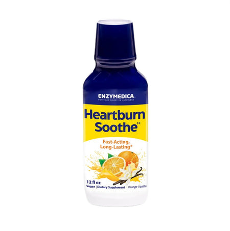 Enzymedica Heartburn Soothe, Orange Vanilla - 12 fl oz - Lilly's Pharmacy