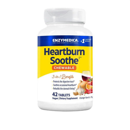 Enzymedica Heartburn Soothe, Orange Vanilla - 42 chewable tablets - Lilly’s Pharmacy & Health Store