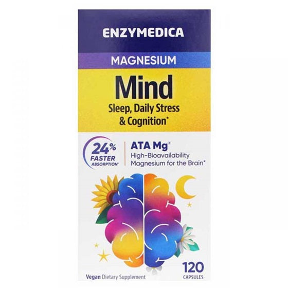 Enzymedica Magnesium Mind - 120 Caps - Lilly's Pharmacy