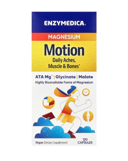 Enzymedica Magnesium Motion - 120 Caps - Lilly's Pharmacy