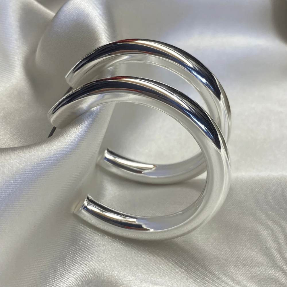 Ery Day 2.0 Hoop Earrings Silver- Lillys Pharmacy and Health Store