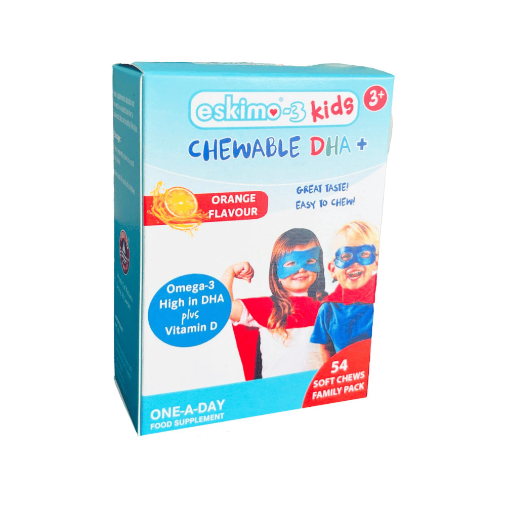 Eskimo-3 Kids Chewable DHA+ / 54's- Lillys Pharmacy and Health Store
