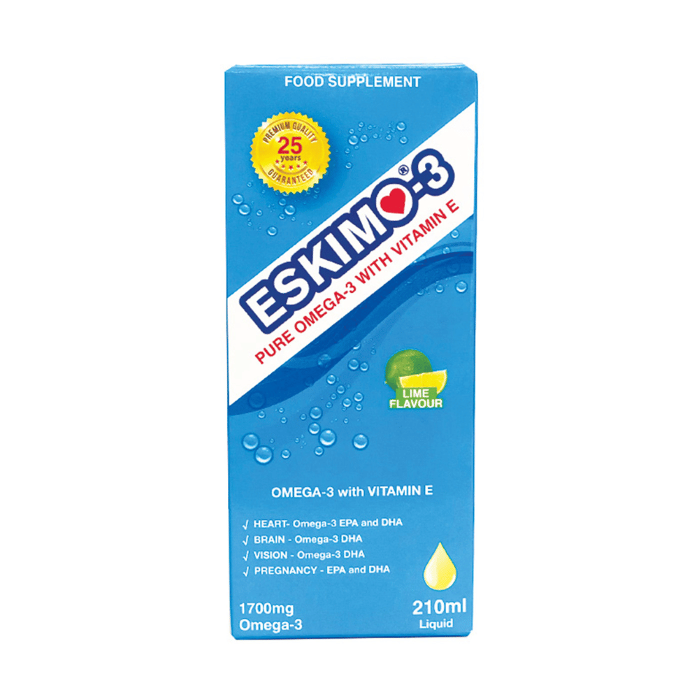Eskimo-3 with Vitamin E Liquid 210ml- Lillys Pharmacy and Health Store