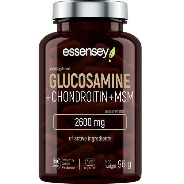 Essensey Glucosamine + Chondroitin + MSM 120 caps- Lillys Pharmacy and Health Store