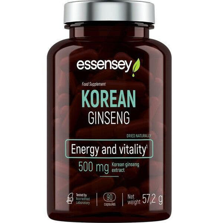 Essensey Korean Ginseng, 500mg 90 caps- Lillys Pharmacy and Health Store