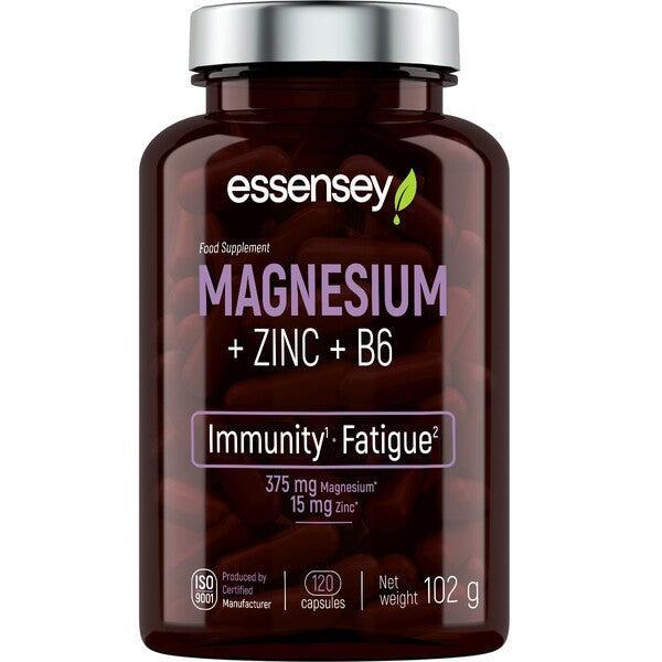 Essensey Magnesium + Zinc + B6 120 caps- Lillys Pharmacy and Health Store
