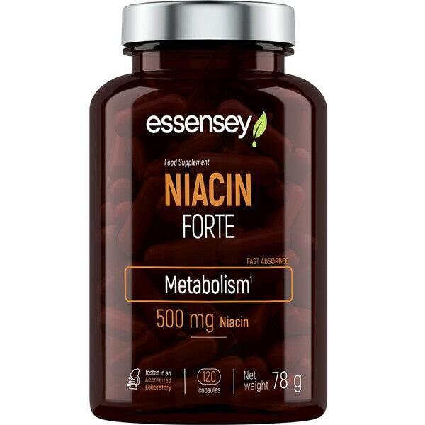 Essensey Niacin Forte, 500mg 120 caps- Lillys Pharmacy and Health Store