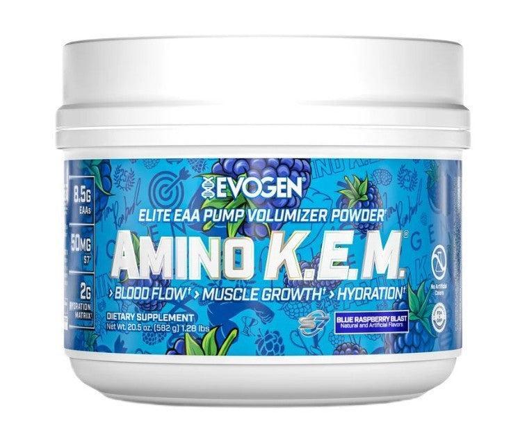 Evogen Amino K.E.M. EAA, Blue Raspberry Blast - 582g