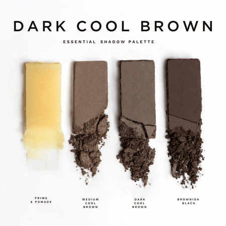 Eyebrowqueen Brow Palette Dark Cool Brown 6- Lillys Pharmacy and Health Store