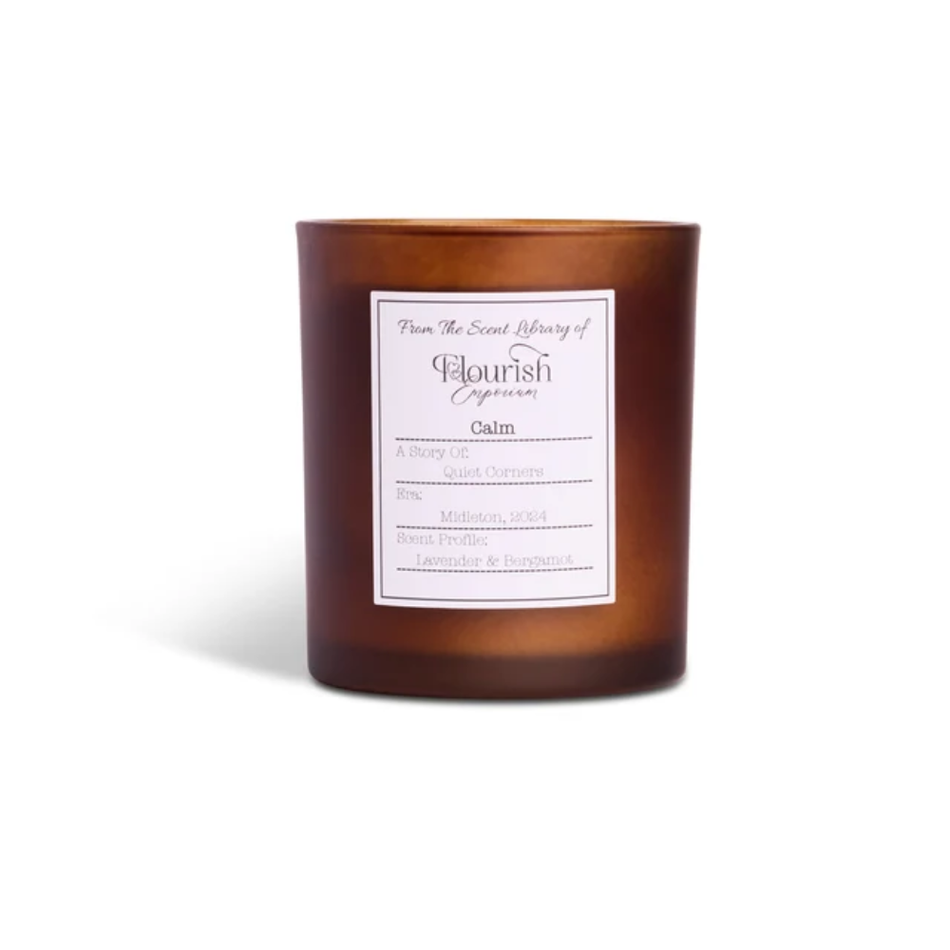 Flourish Emporium Calm Hand Poured Soy Candle