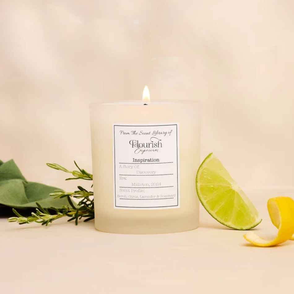 Flourish Emporium Inspiration Handpoured Soy Candle