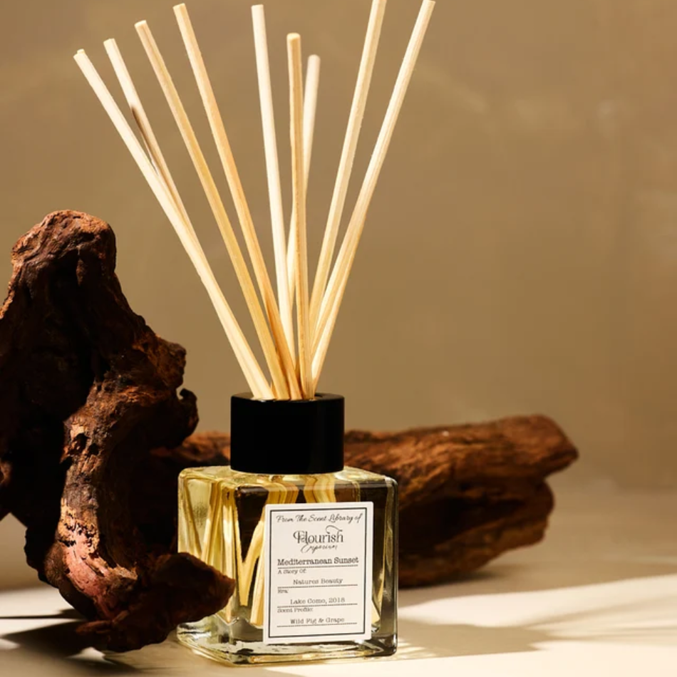 Flourish Emporium Mediterranean Sunset Luxury Reed Diffuser