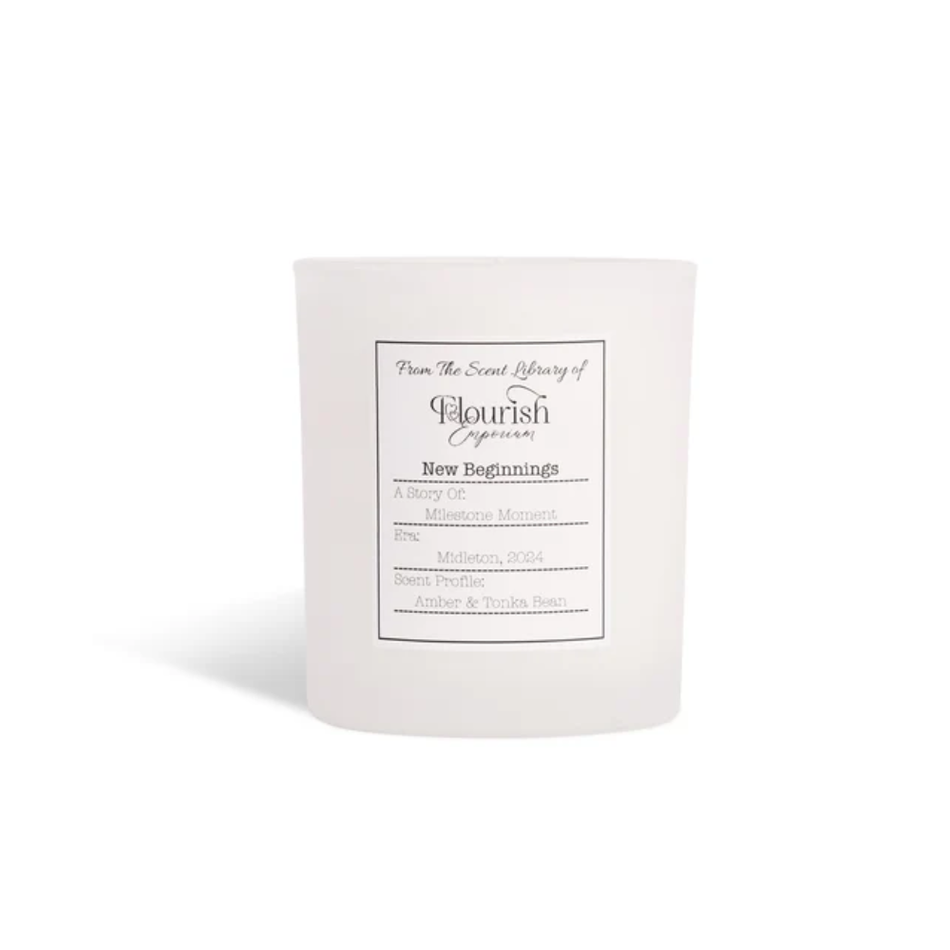Flourish Emporium New Beginnings Handpoured Soy Candle