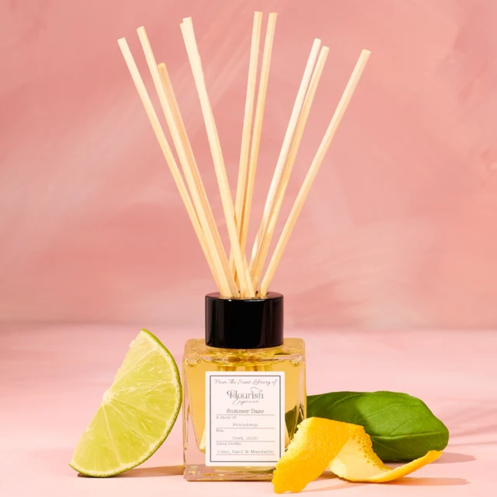 Flourish Emporium Summer Daze Luxury Reed Diffuser- Lillys Pharmacy and Health Store