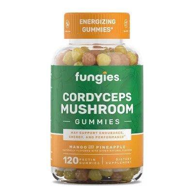 Fungies Cordyceps Mushroom Gummies, Mango & Pineapple 120 gummies- Lillys Pharmacy and Health Store