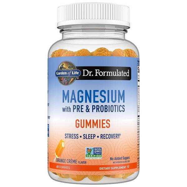 Garden of Life Dr. Formulated Magnesium with Pre & Probiotics Gummies, Orange Creme - 60 Gummies - Lilly's Pharmacy