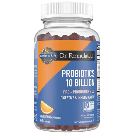 Garden of Life Dr. Formulated Probiotics 10 Billion, Orange Dream - 60 Gummies - Lilly's Pharmacy