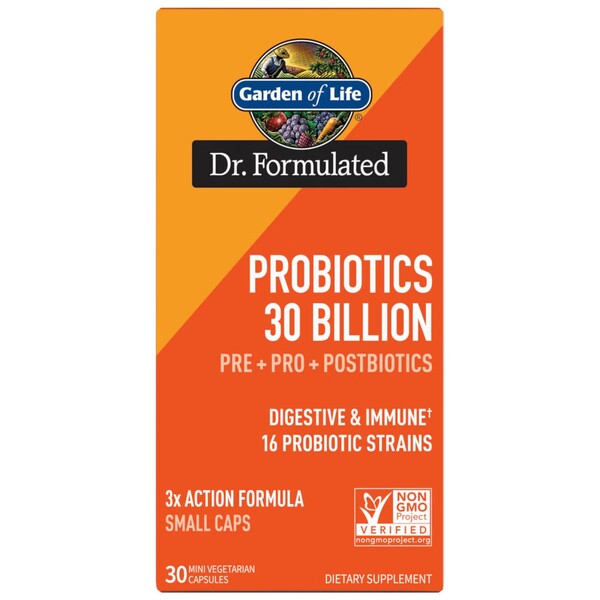 Garden of Life Dr. Formulated Probiotics 30 Billion - 30 mini Vcaps - Lilly's Pharmacy
