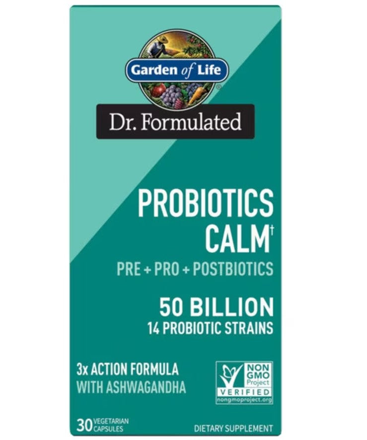 Garden of Life Dr. Formulated Probiotics Calm 50 Billion - 30 Caps - Lilly's Pharmacy