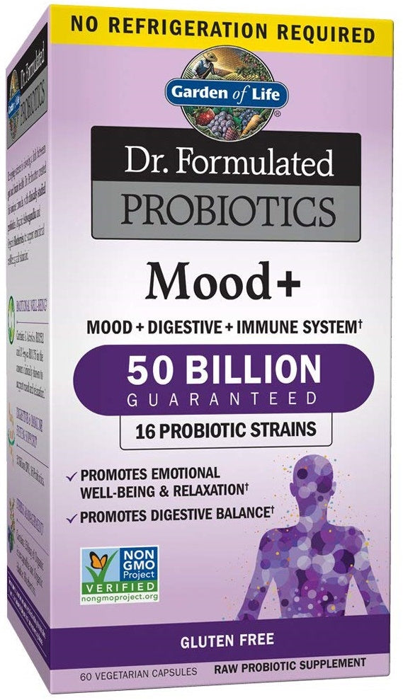 Garden of Life Dr. Formulated Probiotics Mood+ - 60 Vcaps - Lilly's Pharmacy