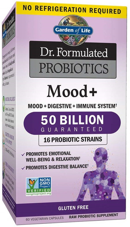 Garden of Life Dr. Formulated Probiotics Mood+ - 60 Vcaps - Lilly's Pharmacy