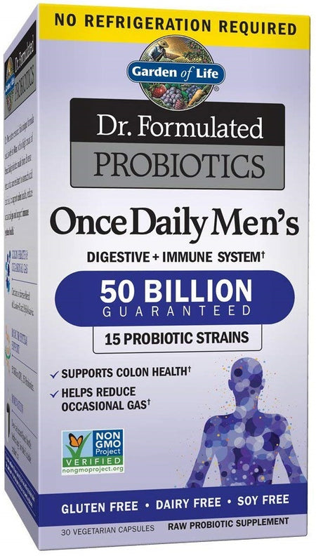 Garden of Life Dr. Formulated Probiotics Once Daily Men's - 30 Vcaps - Lilly's Pharmacy