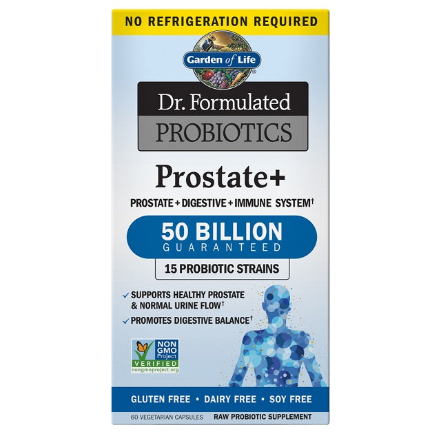 Garden of Life Dr. Formulated Probiotics Prostate+ - 60 Vcaps - Lilly's Pharmacy