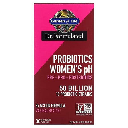 Garden of Life Dr. Formulated Probiotics Women's pH - 30 vcaps - Lilly’s Pharmacy & Health Store