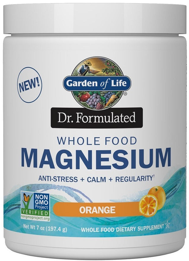 Garden of Life Dr. Formulated Whole Food Magnesium, Orange - 197g - Lilly's Pharmacy