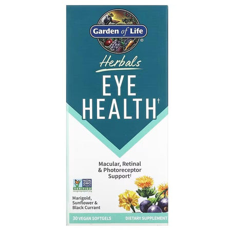 Garden of Life Herbals Eye Health - 30 vegan softgels - Lilly's Pharmacy