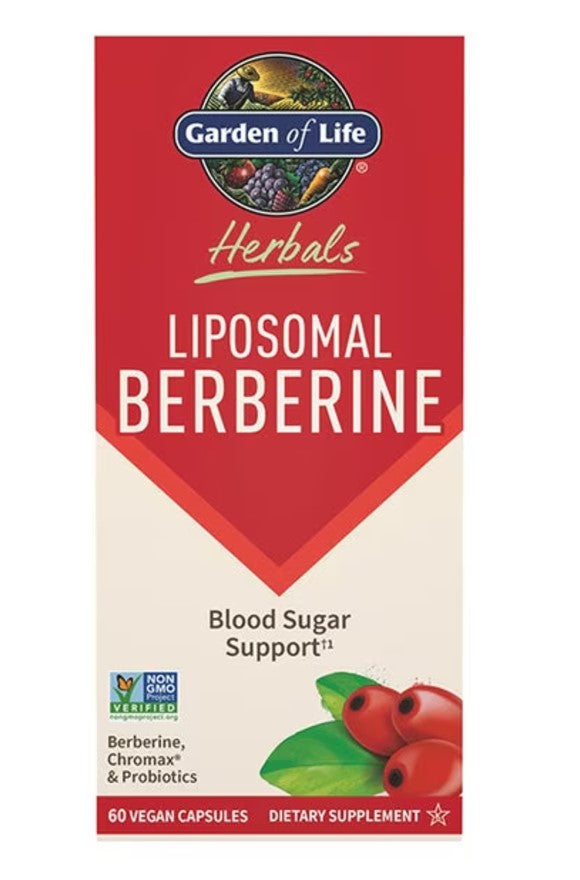 Garden of Life Herbals Liposomal Berberine - 60 Vcaps - Lilly's Pharmacy