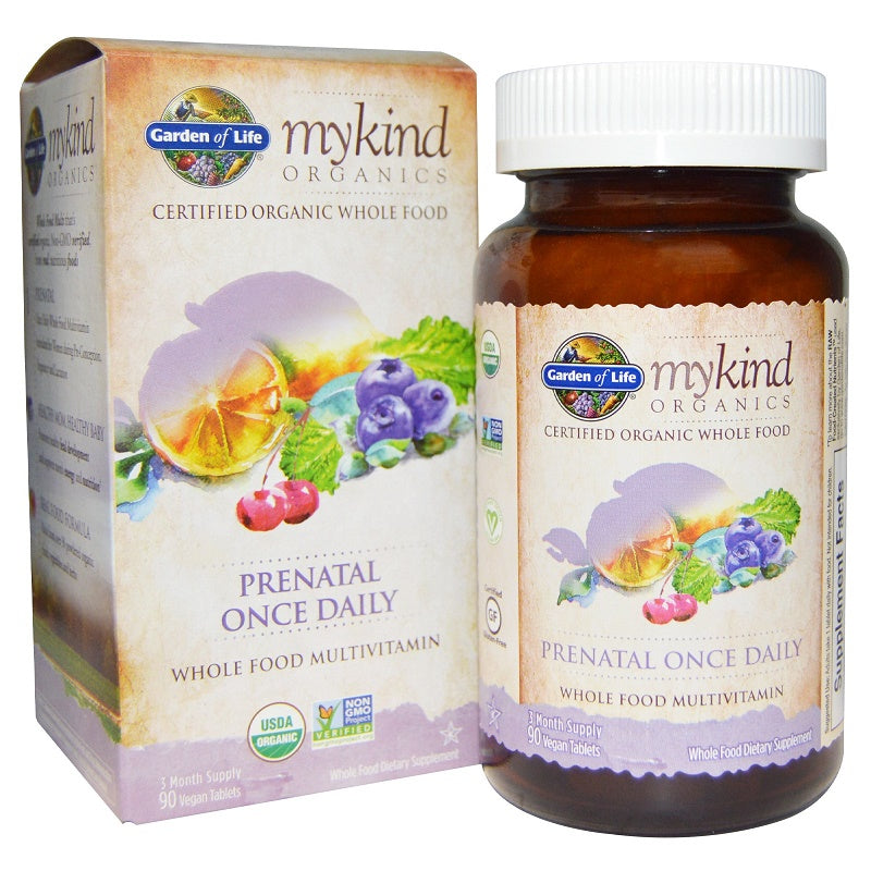 Garden of Life Mykind Prenatal Once Daily - 90 Tablets - Lilly's Pharmacy