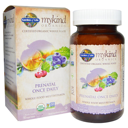Garden of Life Mykind Prenatal Once Daily - 90 Tablets - Lilly's Pharmacy