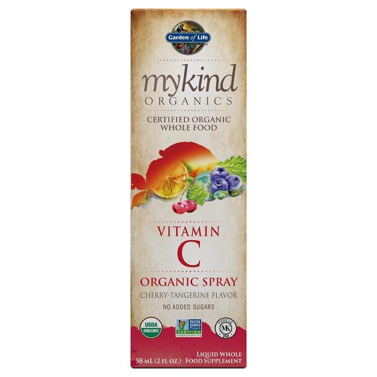 Garden of Life Mykind Vitamin C Spray, Cherry - Tangerine - 58 ml. - Lilly’s Pharmacy & Health Store