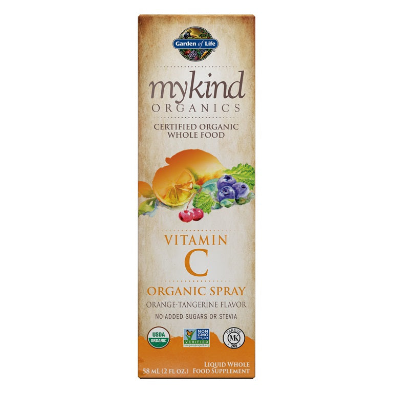 Garden of Life Mykind Vitamin C Spray, Orange-Tangerine - 58 ml. - Lilly's Pharmacy
