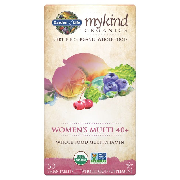 Garden of Life Mykind Women's Multi 40+ - 60 vegan tablets - Lilly's Pharmacy