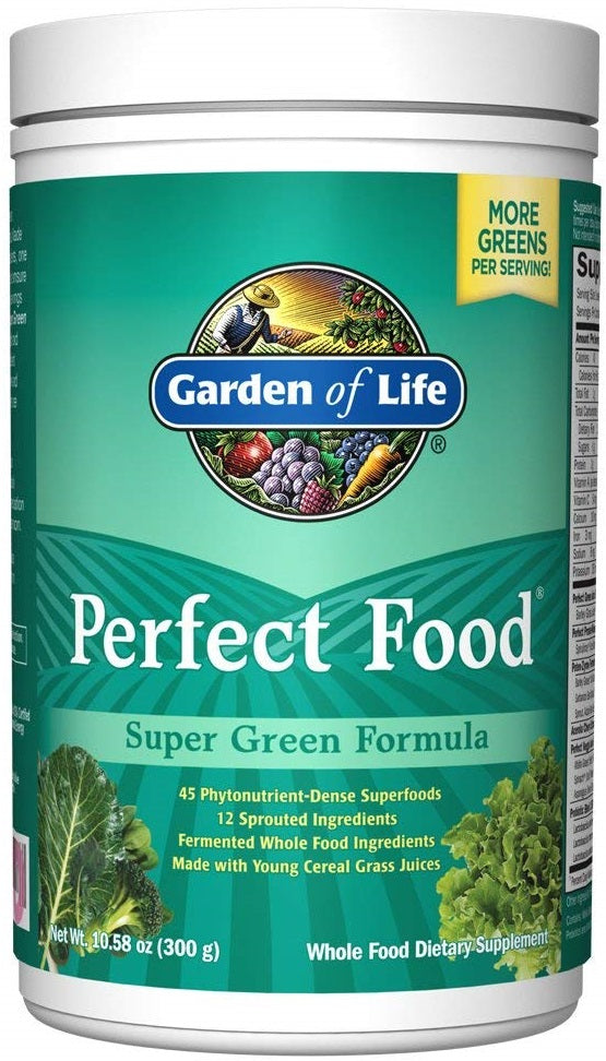 Garden of Life Perfect Food Super Green Formula, Powder - 300g - Lilly's Pharmacy