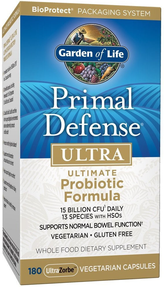 Garden of Life Primal Defense Ultra - 180 Vcaps - Lilly's Pharmacy