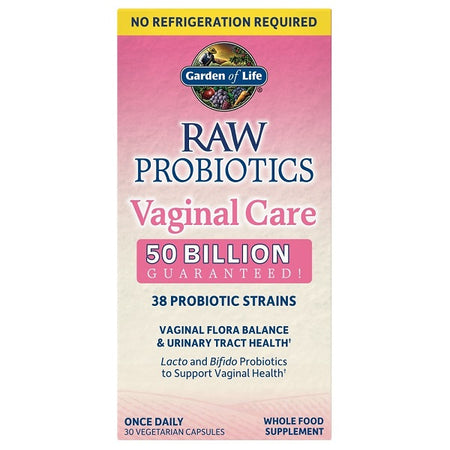 Garden of Life Raw Probiotics Vaginal Care (Shelf-Stable) - 30 Vcaps - Lilly's Pharmacy