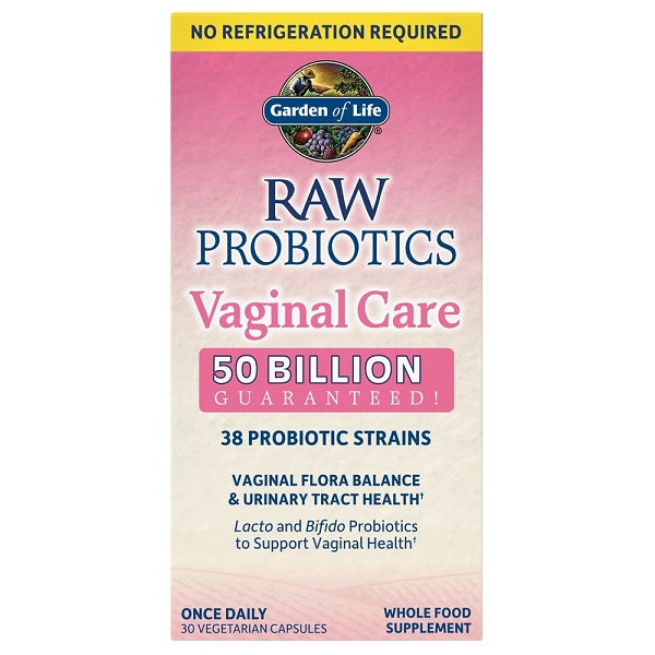 Garden of Life Raw Probiotics Vaginal Care (Shelf-Stable) - 30 Vcaps - Lilly's Pharmacy