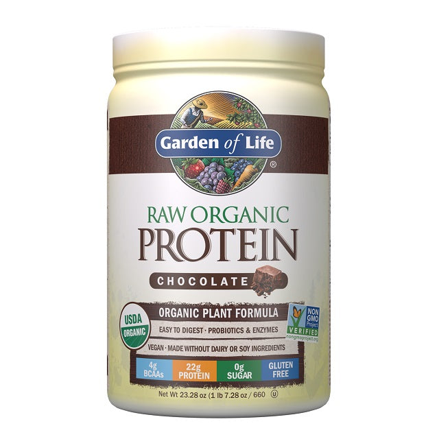 Garden of Life Raw Protein, Chocolate - 660g - Lilly's Pharmacy