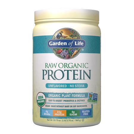 Garden of Life Raw Protein, Unflavored - 560g - Lilly's Pharmacy