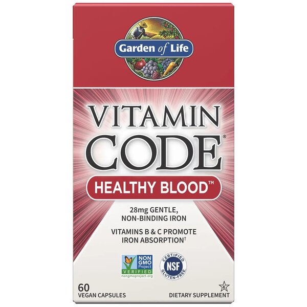 Garden of Life Vitamin Code Healthy Blood - 60 vegan Caps - Lilly's Pharmacy